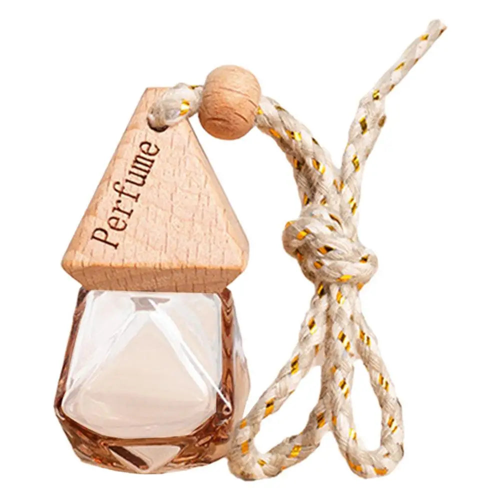 Car Air Freshener Bottles Empty Colorful Car Air Freshener Perfume Bottle Aromatherapy Fragrance Essential Oil Diffuser Hanging