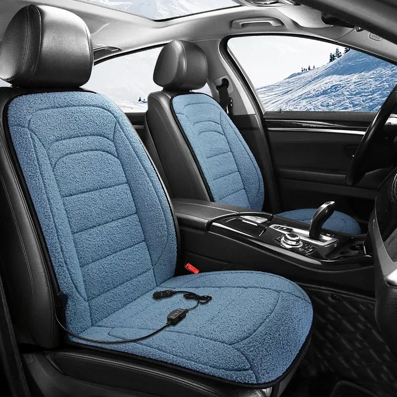Heated Car Seat Cover Car Heating Cushion Winter Heated Seats Car Seat Warmer 12V Seat Cushion for Back and Seat