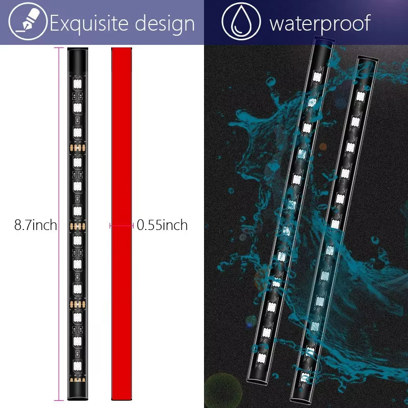 Car Interior LED Decorative Light Bar Ambient Light USB Car Cigarette Lighter Ambient Light Auto Accessories