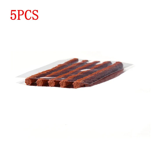 1 Set Car Tire Repair Tool Set with Glue Rubber Stripes Tools for Motorcycle Bicycle Tubeless Tyre Puncture Quick Repairing Kit