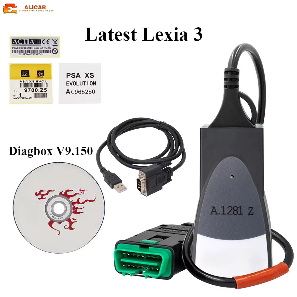 New PP2000 for Citroen Tools Lexia3 Diagbox V9.150 Diagnostic Tool Car Repair Automobiles Parts Accessories