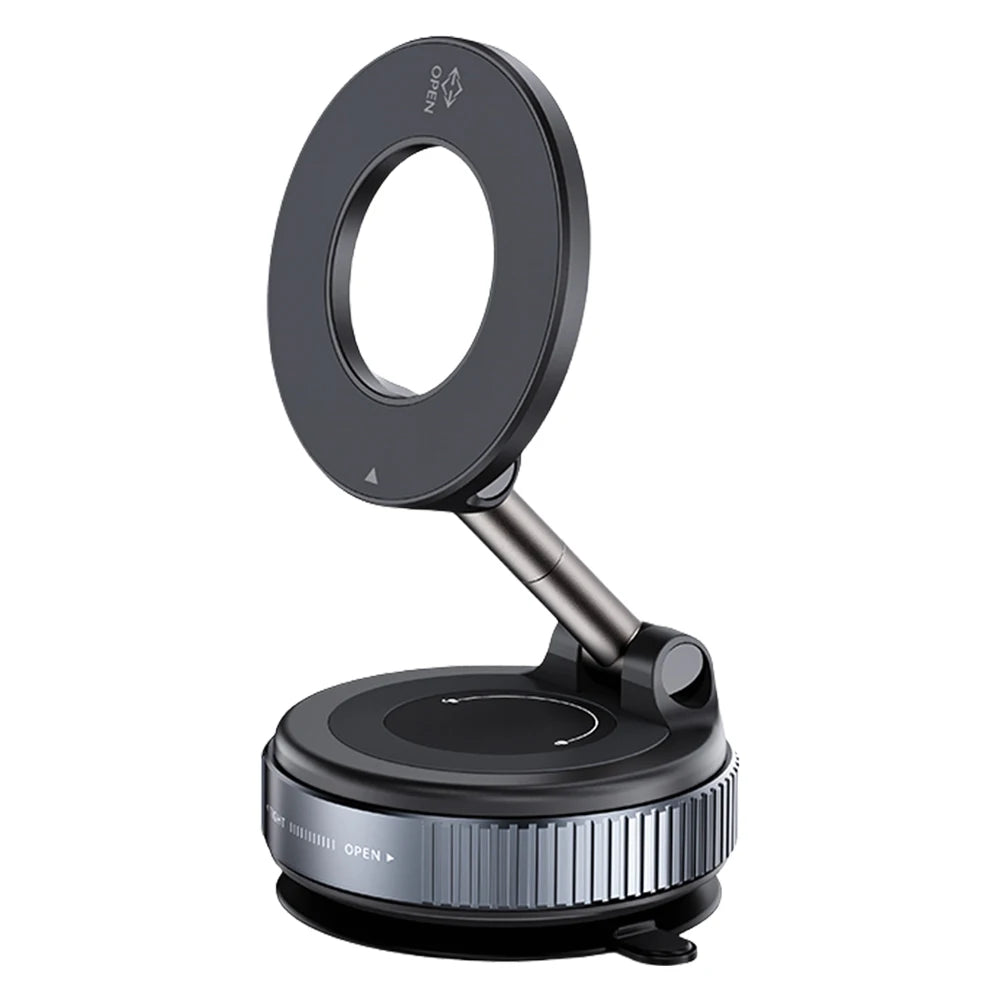 Vacuum Adsorption Magnetic Suction Cup Phone Mount Double Sided Hands-Free Magnetic Cell Phone Holder for Car/Gym/Mirror/Smooth