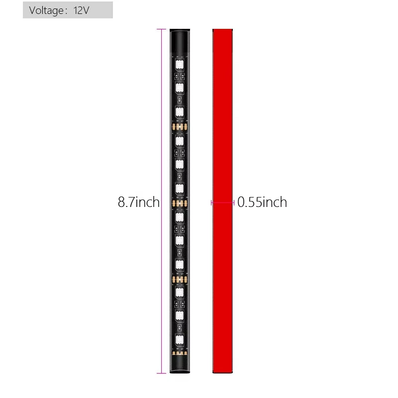 Car Interior LED Decorative Light Bar Ambient Light USB Car Cigarette Lighter Ambient Light Auto Accessories