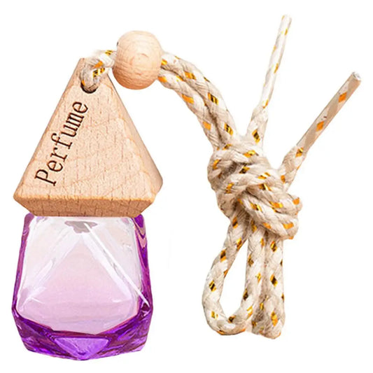 Car Air Freshener Bottles Empty Colorful Car Air Freshener Perfume Bottle Aromatherapy Fragrance Essential Oil Diffuser Hanging