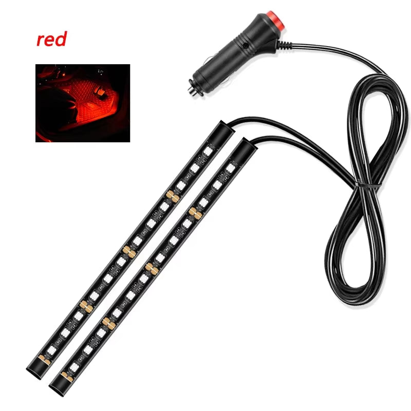 Car Interior LED Decorative Light Bar Ambient Light USB Car Cigarette Lighter Ambient Light Auto Accessories
