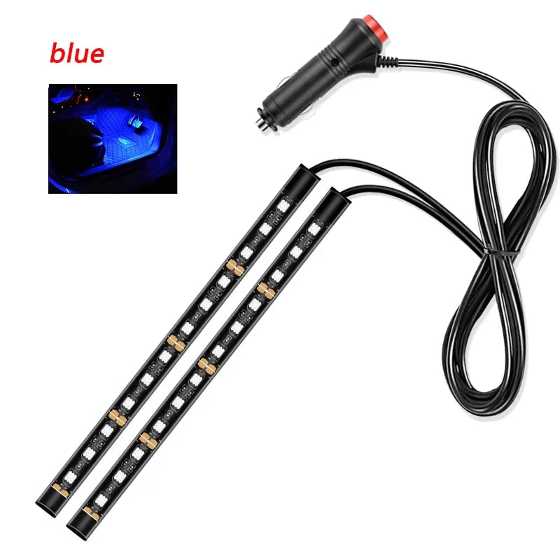 Car Interior LED Decorative Light Bar Ambient Light USB Car Cigarette Lighter Ambient Light Auto Accessories