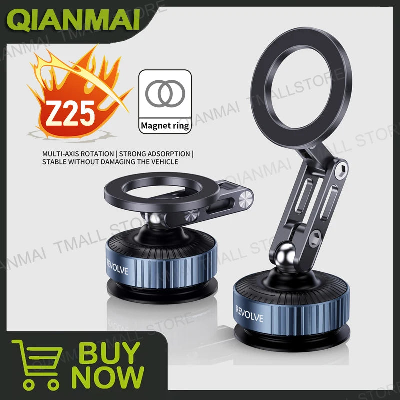 2025 NEW! K007/K009/X68 for Magsafe Magnetic Vacuum Car Phone Holder Suction Cup Folding Universal Navigation Stand Bracket