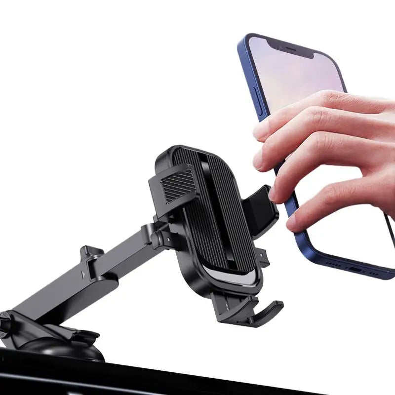 Telescopic Car Phone Holder Mount Auto Air Outlet Cell Phone Rack Car Suction Cup Dashboard Phone Bracket for Car Interior