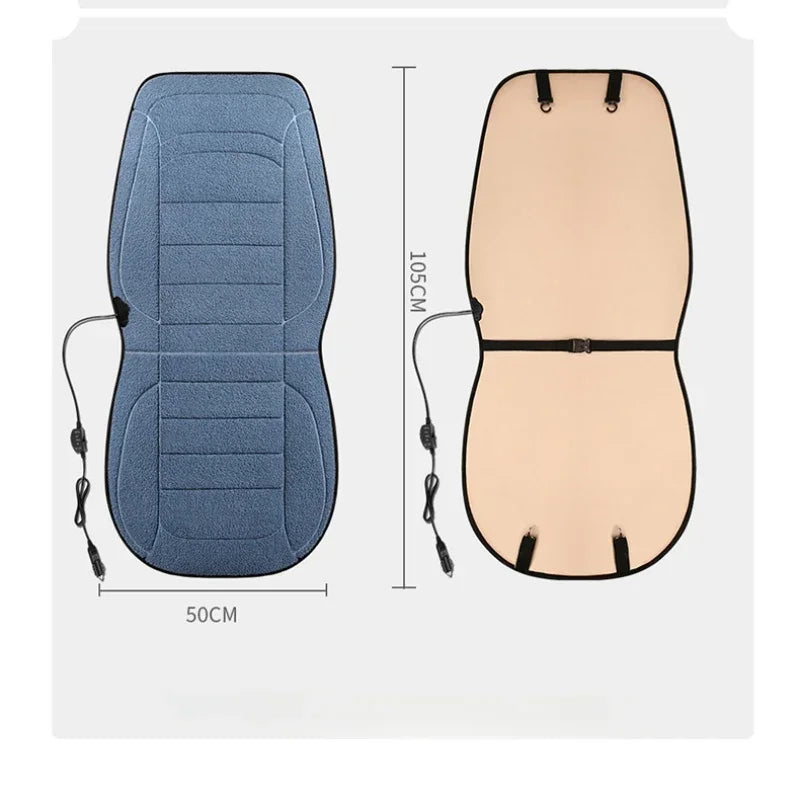 Heated Car Seat Cover Car Heating Cushion Winter Heated Seats Car Seat Warmer 12V Seat Cushion for Back and Seat