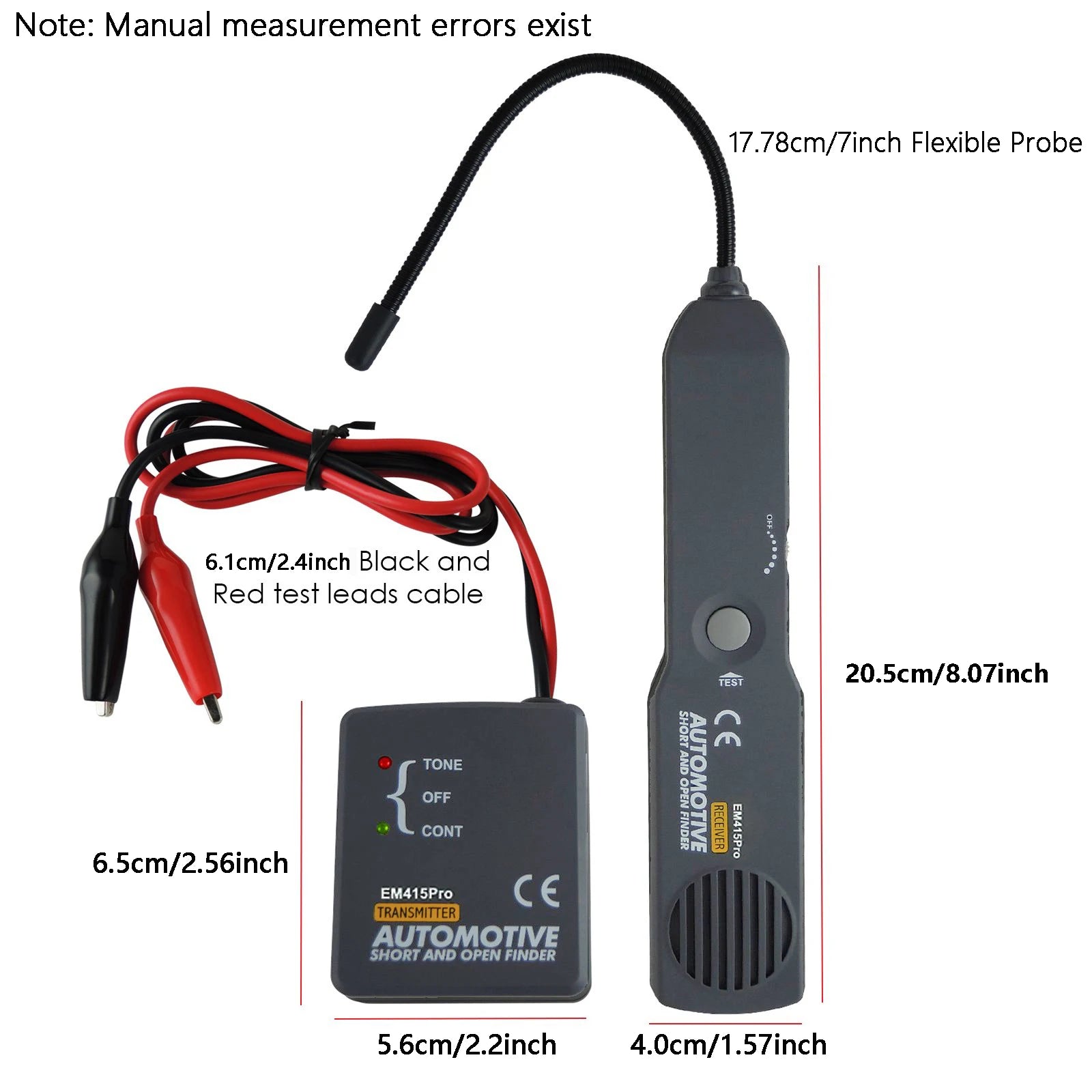 Em415Pro Automotive Electrical Open&Short Finder Circuit Tester DC 6-42V Car Repair Cable Circuit Wire Tracker Diagnostic Tools