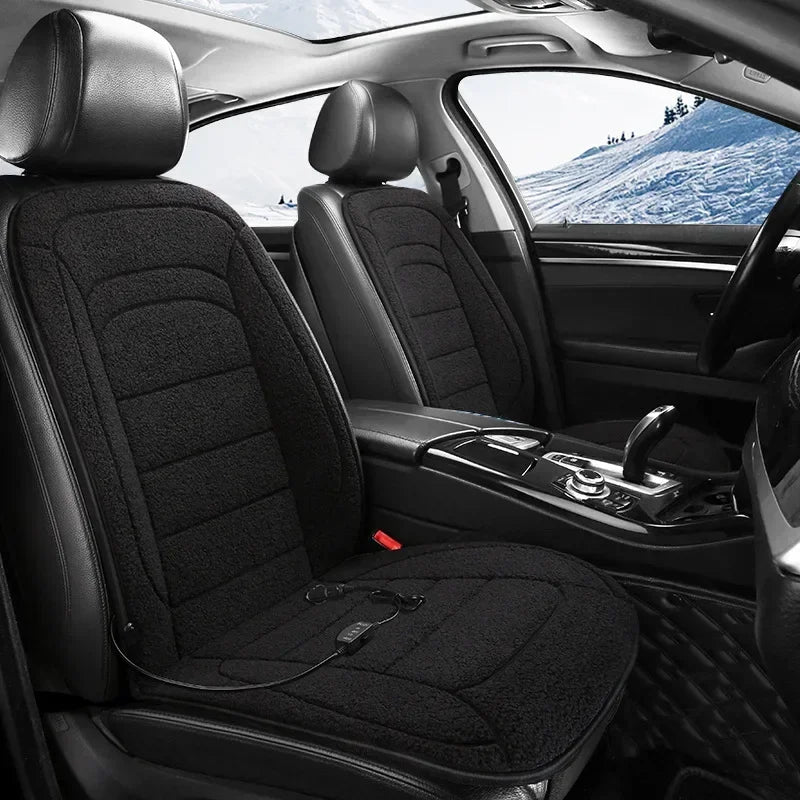 Heated Car Seat Cover Car Heating Cushion Winter Heated Seats Car Seat Warmer 12V Seat Cushion for Back and Seat
