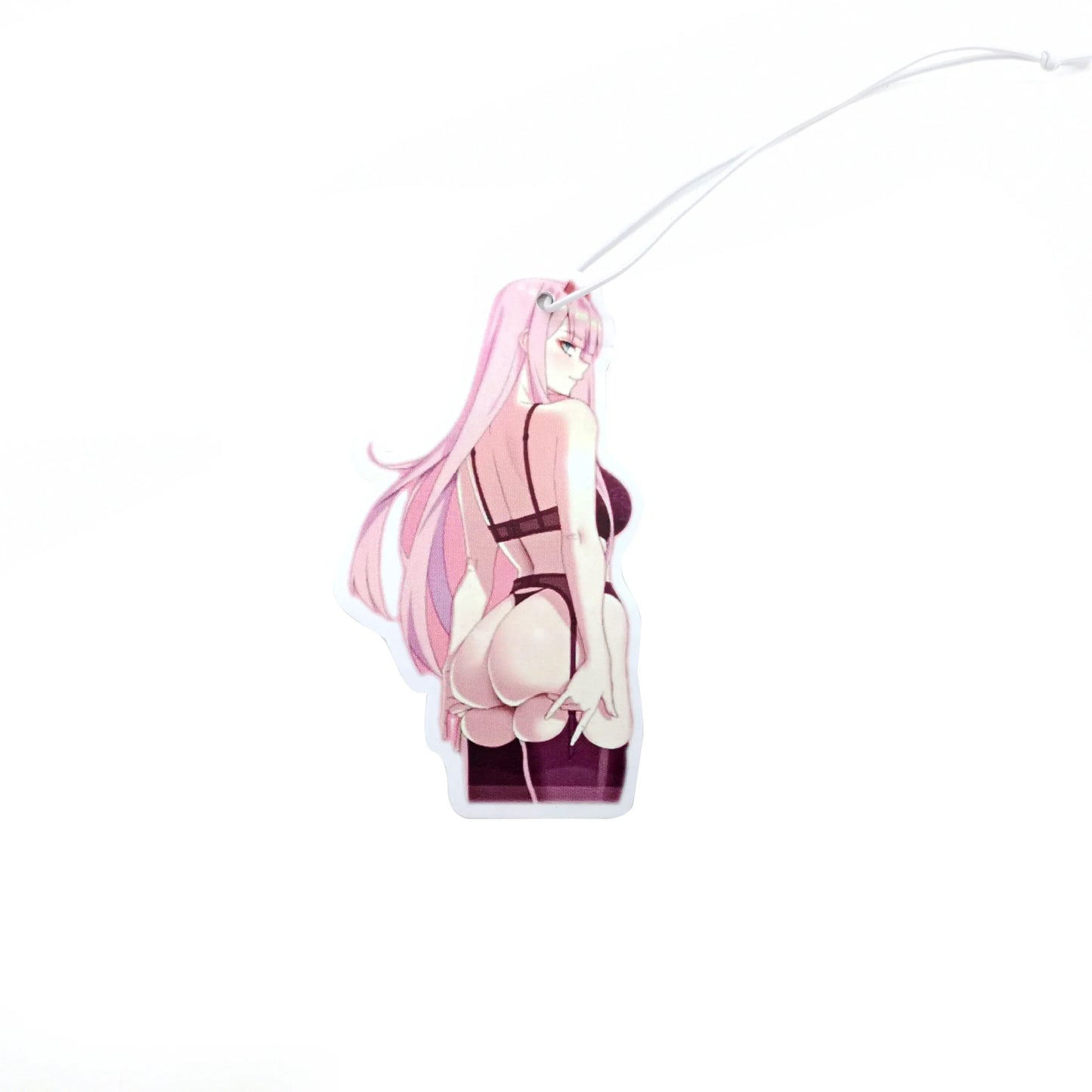 New JDM Style Racing Performance Car Rearview Mirror Pendant Air Freshener Solid Paper Decoration Car Decoration Anime Decor