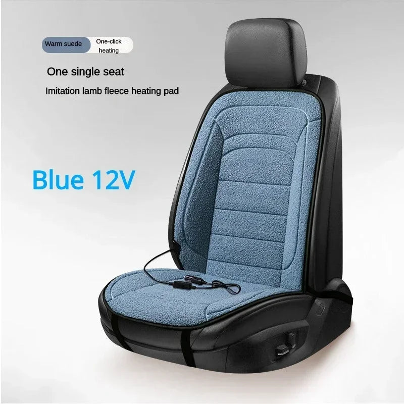 Heated Car Seat Cover Car Heating Cushion Winter Heated Seats Car Seat Warmer 12V Seat Cushion for Back and Seat