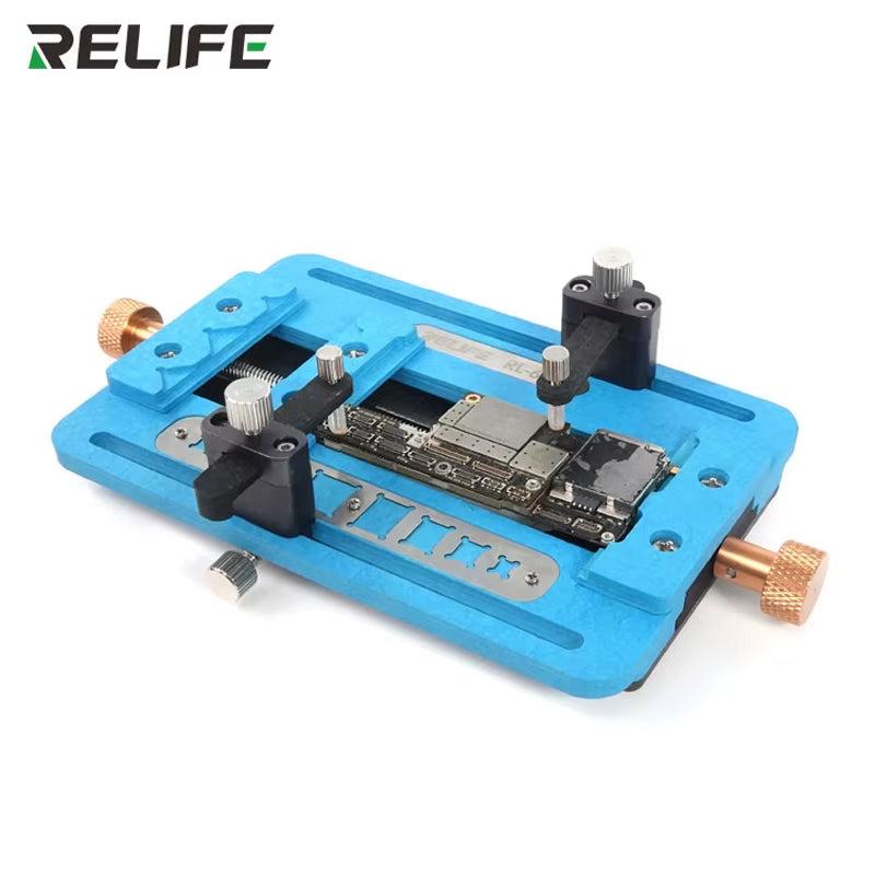 Relife RL-601F Phone Motherboard Repair Fixture Multifunction Universal PCB Holder CPU IC Glue Removal BGA Welding Tool