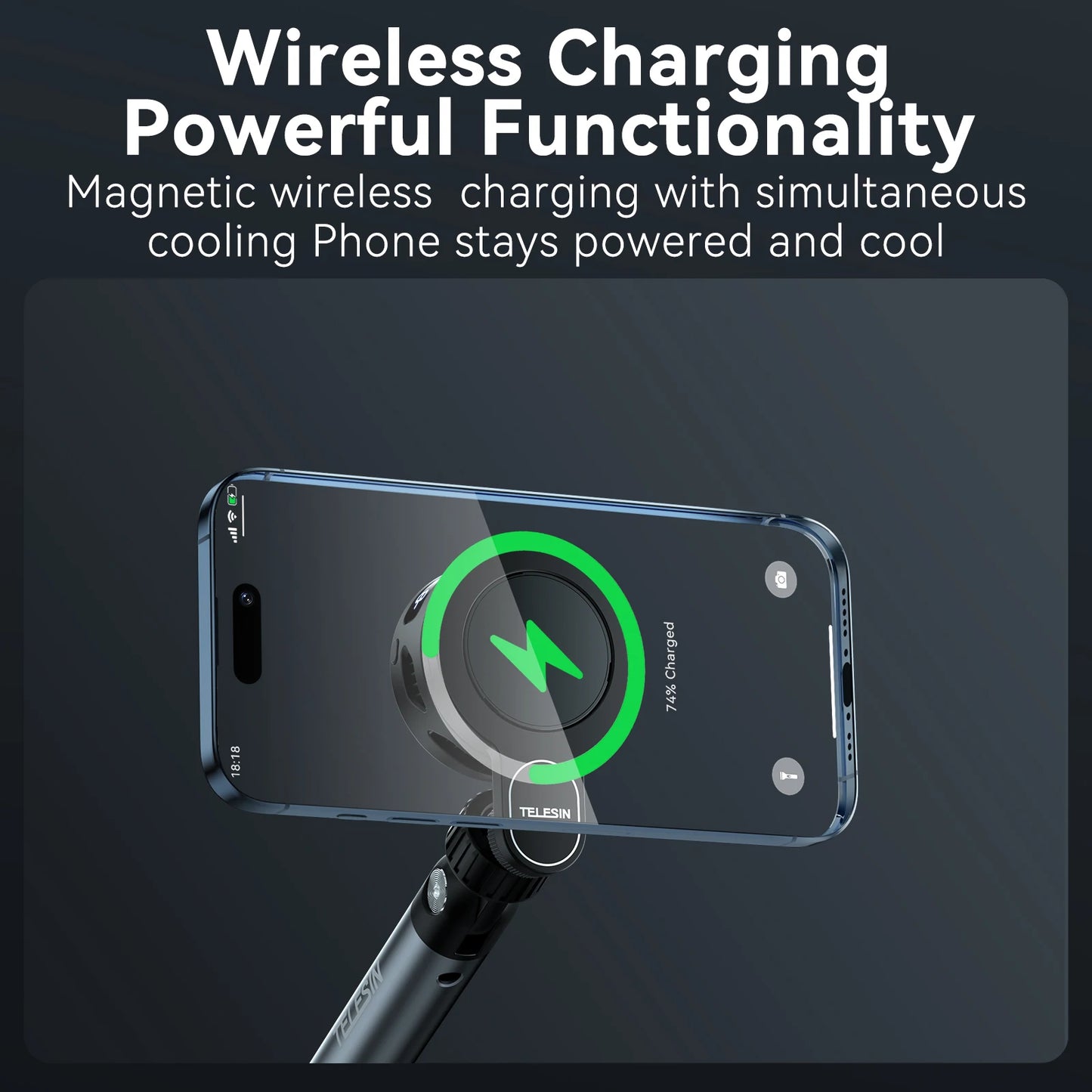 Magnetic Mobile Phone Radiator Cooler Cooling Fan Heat Sink for Cellphones Tablets Cooler for Live Streaming Gamming