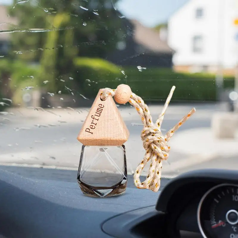 Car Air Freshener Bottles Empty Colorful Car Air Freshener Perfume Bottle Aromatherapy Fragrance Essential Oil Diffuser Hanging