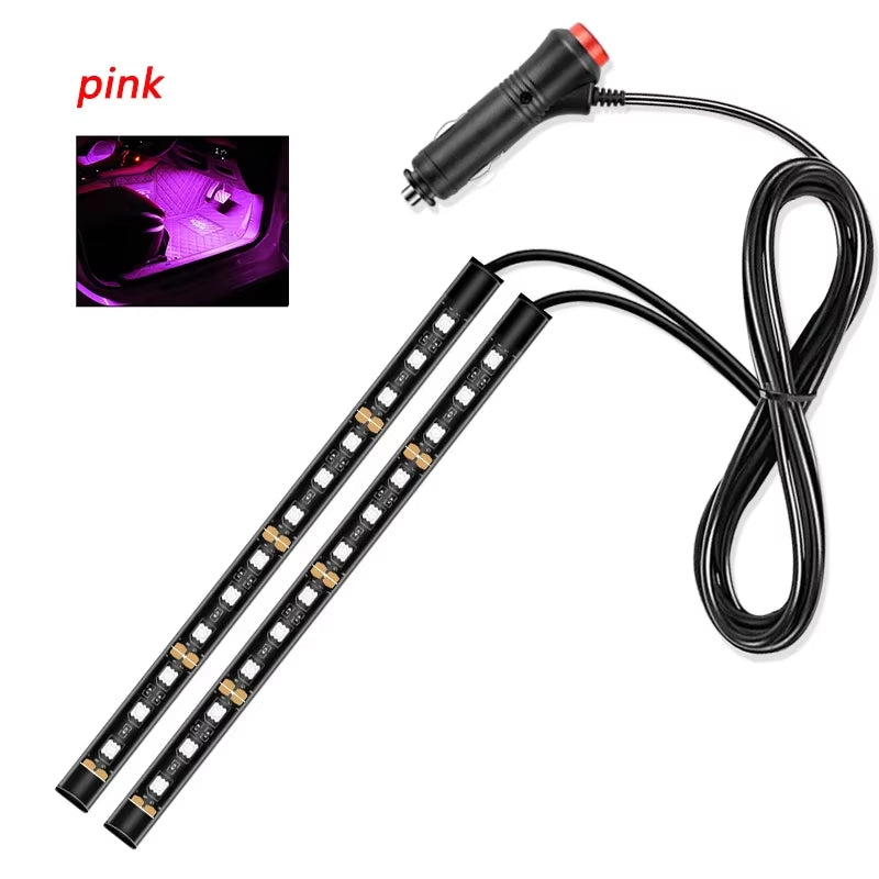 Car Interior LED Decorative Light Bar Ambient Light USB Car Cigarette Lighter Ambient Light Auto Accessories