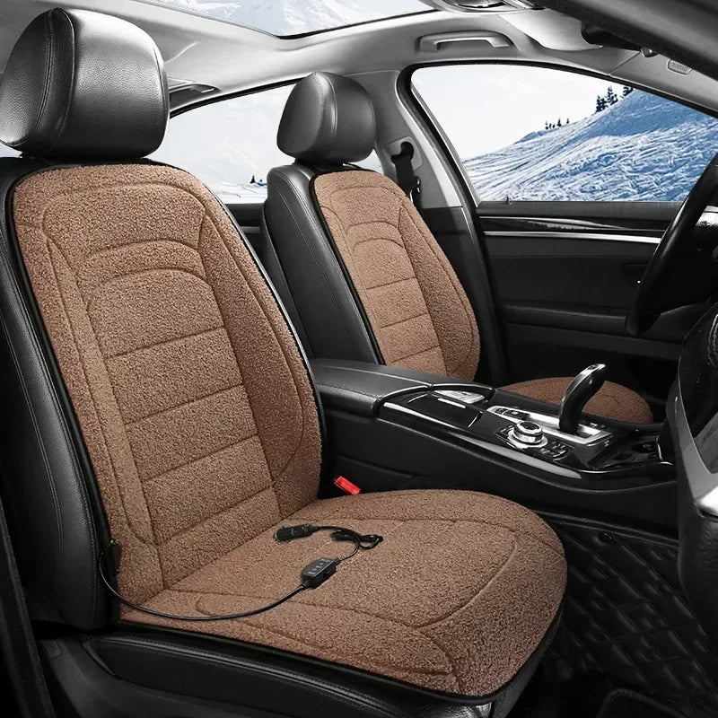 Heated Car Seat Cover Car Heating Cushion Winter Heated Seats Car Seat Warmer 12V Seat Cushion for Back and Seat