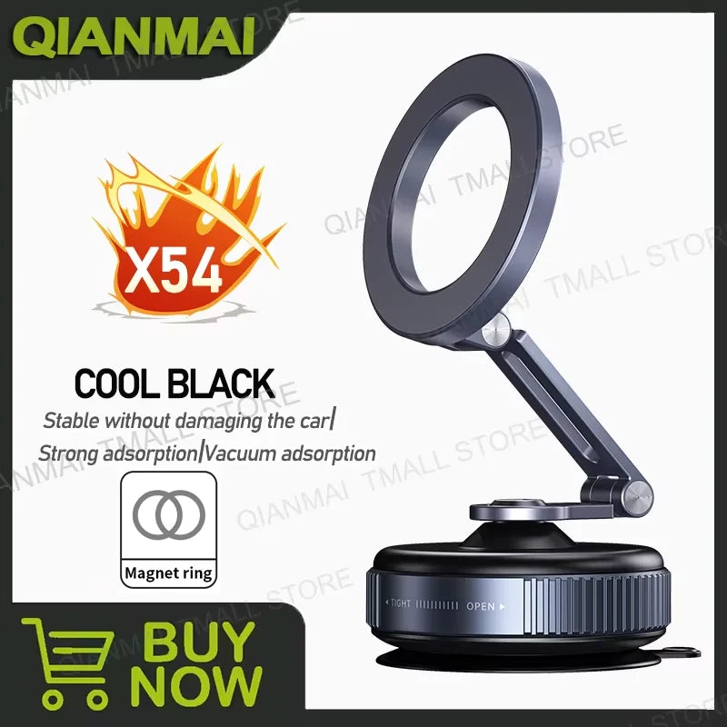 2025 NEW! K007/K009/X68 for Magsafe Magnetic Vacuum Car Phone Holder Suction Cup Folding Universal Navigation Stand Bracket