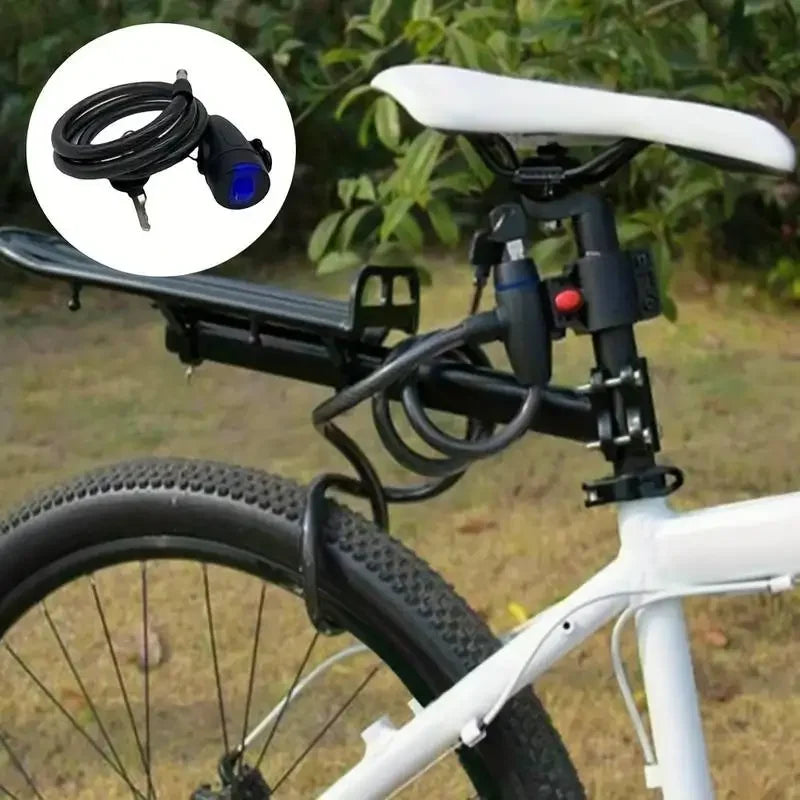 Heavy Duty Motorcycle Chain Lock 80Cm Metal anti Theft Bike Lock with 2 Keys for Maximum Security and Reinforcement of Bicycle