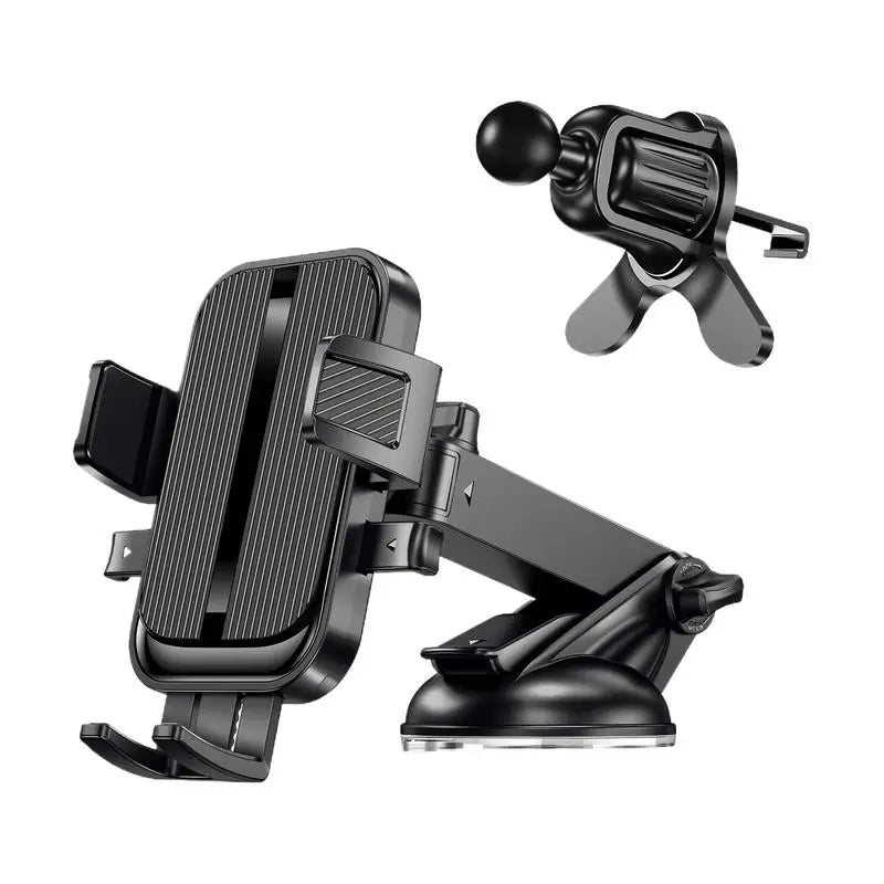 Telescopic Car Phone Holder Mount Auto Air Outlet Cell Phone Rack Car Suction Cup Dashboard Phone Bracket for Car Interior
